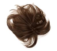WEKADRIN Hair Topper for Women Short Synthetic Wiglet for Thinning Hair Breathable Cap Enhancement Stylish Color Comfortable All-day Wear for Sparse Areas