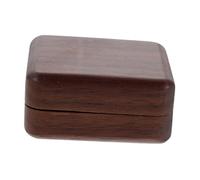 WEKADRIN Handcrafted Walnut Guitar Plectrum with Rounded Edges for Acoustic Electric Guitar Portable Mini Solid Wood Picks with Elegant Storage Box Comfortable Finger Picks Kit for