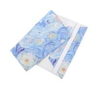 WEKADRIN Handmade Book Sleeve Cloth Protector with Decorative Pattern Cover for Notebook and Paperback Resistant to Dirt Pen Marks and Fingerprints for Personal and Business Use