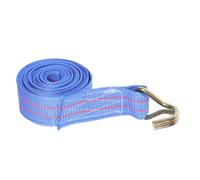 WEKADRIN Heavy Duty 3-Meter Blue Tie Down Strap with Hooks, Adjustable Bungee Cargo Rope for Truck Load Securing and Vehicle Cargo Tightening