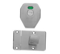 WEKADRIN Heavy Duty Stainless Steel Bathroom Lock with Vacant in Use Indicator and Humidity Resistant Stall Door Latch for Public Toilet Partitions Easy Installation Privacy Bolt