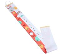 WEKADRIN Height Measurement Chart Wall Hanging Pink Giraffe Cartoon Design, Growth Canvas Ruler for Bedroom Nursery, Height Chart for Photo Prop and Growth Tracking