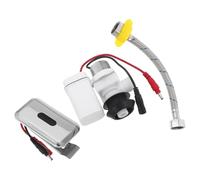 WEKADRIN Infrared Bathroom Sensor Urinal Flush Valve Kit with Abs Valve Panel Automatic Touchless Toilet Flusher Replacement for Water-Saving Quick Response and Moisture-Resistant