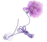 WEKADRIN Interactive Hanging Cat Door with Soft Violet Ball for Kitten Compact Indoor Play Accessory and Entertainment