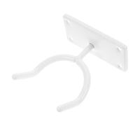 WEKADRIN Ironing Board Hanger Wall Mounted Metal Iron Holder White Universal Ironing Board Hook Household Space-Saving Hanging Rack for Laundry and Home Storage