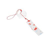 WEKADRIN Japanese-style Goldfish Glass Wind Chime Pendant for Outdoor Garden Patio Balcony Melodious Hanging Ornament for Indoor and Outdoor Decoration Elegant DIY Transparent Hand-painted