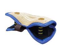 WEKADRIN Jute Dog Bite Pillow with Handles for Medium to Dogs Tear Resistant Puppy Tug for Aggression and Grip Training Professional Canine Training Equipment