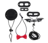 WEKADRIN Lizard Leash for Valentine Bowtie Hat Pets Outfit Suit for Reptile Lizards Outdoor Activity Accessory