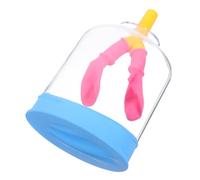 WEKADRIN Lung Breathing Model Alveolar Educational Function Demonstration Anatomy Lung Organs Breathing Model Respiratory Human Teach Scientific Plastic Transparent Random Color