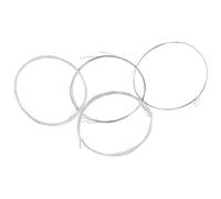 WEKADRIN Mandolin Steel Strings Set 4 Pieces Bronze Wound Universal Replacement Strings for 8-String Mandolin Instrument Accessories Suitable for Folk Music