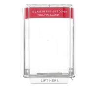 WEKADRIN Manual Call Point Cover Fire Emergency Switch Protector Full Coverage Push Button Guard for Industrial Fire Alarm Reset Protection