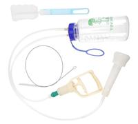 WEKADRIN Manual Sheep Milking Machine Hand Pump Portable Milker for Farm Use with Single Teat Cup and Vacuum Pump - Plastic Cow and Goat Milking Supplies, Home Livestock Handling Accessory