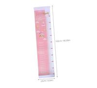 WEKADRIN Measuring Mat for Infants 0-3 Years Height Growth Chart, Head Circumference Ruler and Foot Size Measure, Pink Set Storage Bag and Stickers for Newborn Growth Tracking