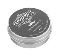 WEKADRIN Men's Peppermint Shaving Soap 100g Portable Beard Shave Soap for Travel and Home Use Cooling Formula for Sensitive Skin