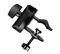 WEKADRIN Microphone Holder Clip 19mm Metal U-shaped Clamp for Desk and Floor Mic Stand Boom Arm Mount Accessory for Live Streaming and Broadcasting