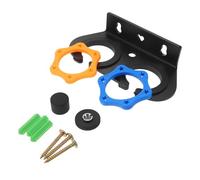 WEKADRIN Microphone Stand Wall Mount Holder Bracket for Hanging Mic Setup Organizer Two Holes for Home Studio Recording Sessions