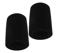 WEKADRIN Microphone Windscreen Covers Mic Sponge Filter 2pcs Black Flocked Foam Compatible with Fifine K688 for Podcasting, Streaming and Stage Use