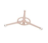 WEKADRIN Microwave Turntable Ring Triple Arm Support Stand Replacement Part for Oven Tray Roller Holder Suitable for Flat Bottom Glass Plates Microwave Oven Accessory