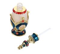 WEKADRIN Middle Eastern Style Refillable Glass Perfume Bottle with Exterior for Travel and Wedding Gifts Elegant Arabic Essential Oil Container Trinket for Handbag Organization