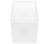 WEKADRIN Mini Aquarium Tank Betta Fish Bowl Plastic Small Multiuse Aquarium for Desktop with Open Top Suitable for Goldfish and Turtle (size M)