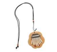 WEKADRIN Mini Kalimba Portable Finger Piano Cartoon Bear Shape Thumb Piano Wooden Kalimba for Beginners Lightweight Musical Instrument with Melodious Sound