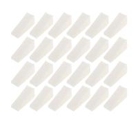 WEKADRIN Mini Triangle Makeup Sponges Soft Sponge Wedges 40pcs for Foundation and Blush, Beige for Even Blending on The Go Touchups, Compact Cosmetic Applicators for Nail Art and Eye