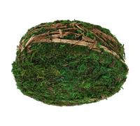 WEKADRIN Moss Succulent Planter Round Flower Basket Lightweight Portable Decorative Plant Pot for Balcony Tabletop Indoor Outdoor Garden Containers