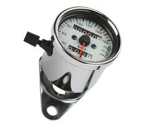 WEKADRIN Motorcycle Digital Speedometer Dual Odometer LED Backlight Retro Design Night Ride Indicator Light Off-road Accessories for Motorbike Enthusiasts