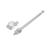 WEKADRIN Motorcycle Flagpole Stainless Steel 1.2m Telescopic Bicycle Flagpole Stand Dirt Bike Handlebar Mount Off-road Riding Outdoor Safety Accessory