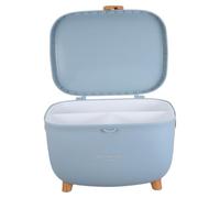 WEKADRIN Multi-Layer Large Capacity Plastic Medicine Storage Box with Removable Tray, Stackable Emergency Supplies Organizer for Home and Household Medical Storage