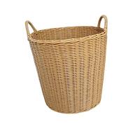 WEKADRIN Multi-purpose Laundry Basket Hanging Basket for Clothes Toys Holder Portable Storage Abrasion-resistant Plastic Suitable for College Hotel Nursery Utility Rooms