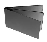 WEKADRIN Multi Slots Driver License Sleeve Car Cards Holder Compact Portable Case for Vehicle Registration and Insurance Protection with Creative Design Black