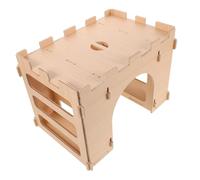 WEKADRIN Multifunctional Pet Hay Feeder with Hideout and Design Integrated Hay Rack and Food Dispenser for Small Animals Including Rabbits Guinea Pigs Hamsters and Ferrets Versatile Feeding