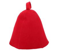 WEKADRIN Natural Felt Sauna Hat for Women and Men Breathable Water Absorption Bath Accessory Elastic Lightweight Heat Insulation Cap Comfortable Fit for Long Hair Spa and Home Use