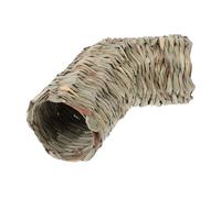 WEKADRIN Natural Handmade Grass Tunnel for Hamsters Guinea Pigs Rabbits Pet Hideaway Nest Encouraging Exploration and Exercise Suitable for Small Mammals