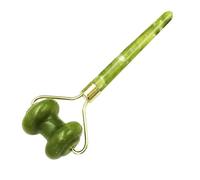 WEKADRIN Natural Jade Stone Face Massager Roller Portable Double-Headed Facial Massage Tool for Skin Care Lightweight Travel Beauty Stick for Smoother Younger-Looking Skin