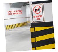 WEKADRIN No Parking Driveway Sign No Parking Reminder Plaque Outdoor Caution Warning Sign Weather-resistant Iron Construction Easy Installation
