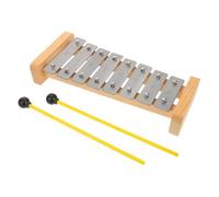 WEKADRIN Note Aluminum Key Xylophone for Portable Lightweight Glockenspiel with Mallets Musical Instrument for Early Education and Sensory Development