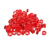 WEKADRIN Numbered Pigeon Foot Rings Poultry Leg Bands for Breed Separation and Marking Suspected Male Birds Plastic Bird 10Mm for Keeping Different Breeds Apart Pigeon Raisers