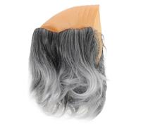 WEKADRIN Old Man Costume Bald Wig with Grey Bald Cap for Men, Adult Balding Cap Set for Halloween Cosplay Party and Fancy Dress Role Play