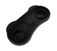 WEKADRIN Panda Shape Snack Serving Tray with Drink Holder Removable Abs Plastic Stroller Attachment Tray for Pushchair Walker Wagon Easy Clean Stain Resistant Storage Plate for Outdoor and