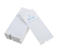 WEKADRIN Paper Time Cards for Employee Attendance and Time Tracking Convenient Usage and Printing 100pcs Suitable for Offices and Restaurants