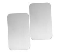 WEKADRIN Pet Cooling Pad for Small Animals Summer Cooling Mat Aluminum Plate 30x20cm 2pcs for Rabbit Hamster Hedgehog Cage Use