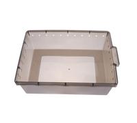 WEKADRIN Pet Display Box Plastic Reptile Feeding with Ventilation for Home Use Transparent Hatching Container with Moisture Resistance and Escape Prevention for Reptiles and Small Pets