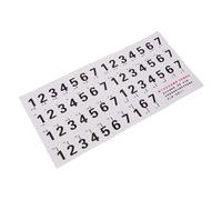WEKADRIN Piano Keyboard Stickers for Beginners Removable Decals with Note Labels Install Electronic Organ Learning Supplies No Residue Safe Material