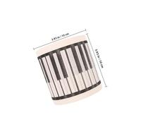WEKADRIN Piano Print Toilet Paper Roll, Soft Bathroom Tissue Paper, 1 Roll Decorative Toilet Tissue for Home and Party Use
