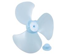 WEKADRIN Plastic Fan Blades Leaves with Nut Cover Standing Pedestal Fan Replacement Parts for Table Floor Electric Easy DIY Installation Quiet Cooling for Home Office