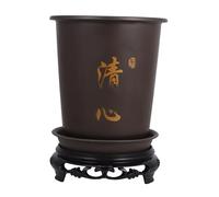 WEKADRIN Plastic Orchid Flowerpots with Drainage Base Abs Gardening Planters for Plants and Orchids Indoor Outdoor Decorative Nursery Pots for Home and Garden