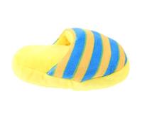 WEKADRIN Plush Dog Chew Slipper Shape with Sound Fun Molar Training Plaything for Puppies and Dogs Safe Wear Resistant Material for Interactive Pet Entertainment and Behavior Reward