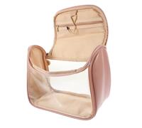 WEKADRIN Portable Clear Travel Cosmetic Bag with Multi-Compartment Design Lightweight and Toiletry Organizer for Men and Women Large Capacity Makeup Storage Pouch for Trip and Outdoor Use